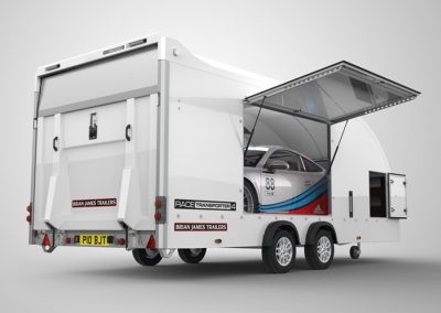 Brian James Race Transporter Lukket Biltransporter